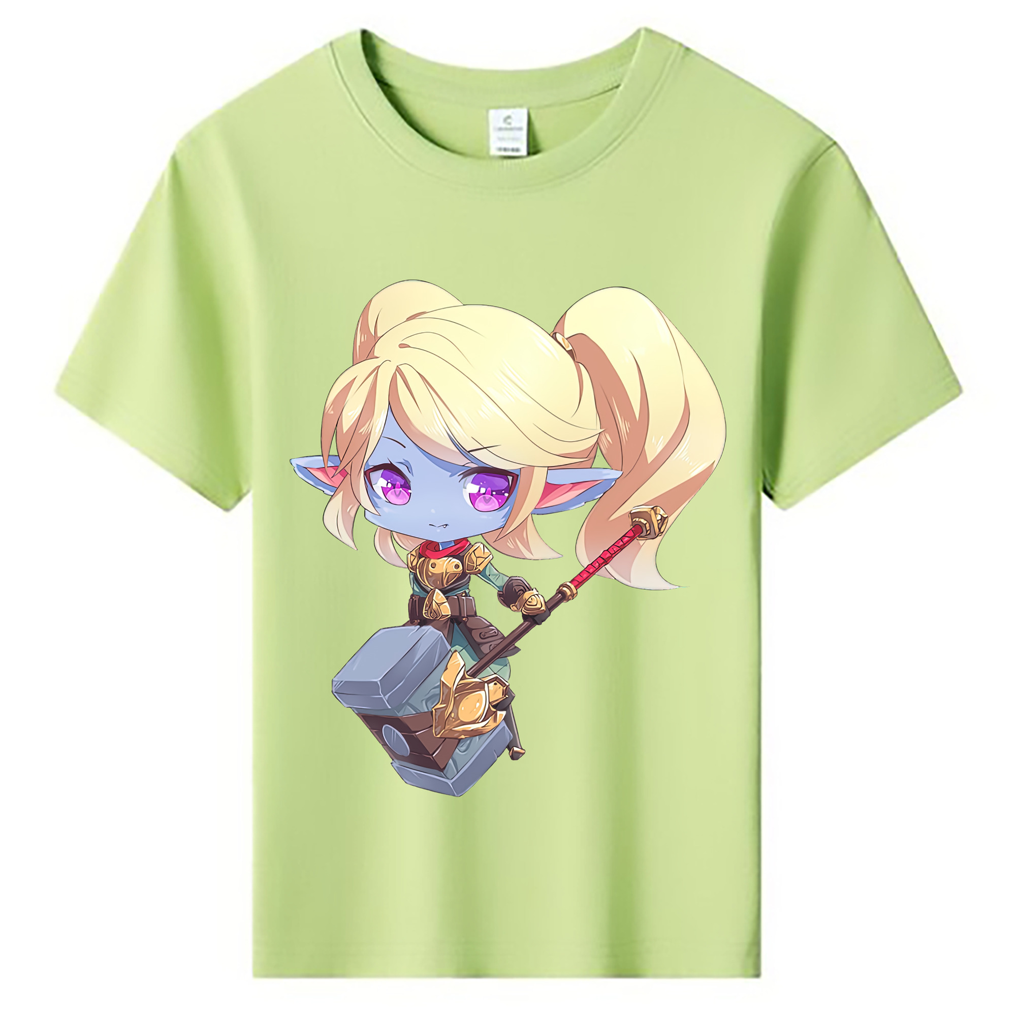 （画像用） リーグ・オブ・レジェンド League of Legends LOL 綿100％キッズTシャツ（フロントプリント）
